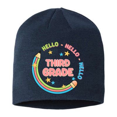 Hello Third Grade Sustainable Beanie