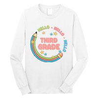 Hello Third Grade Long Sleeve Shirt