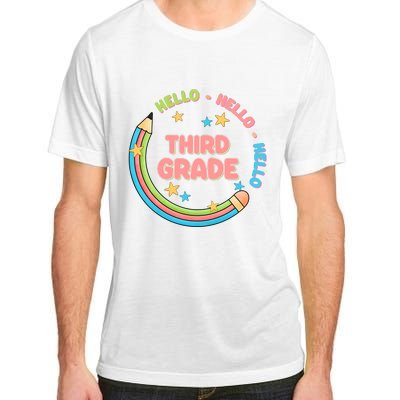 Hello Third Grade Adult ChromaSoft Performance T-Shirt