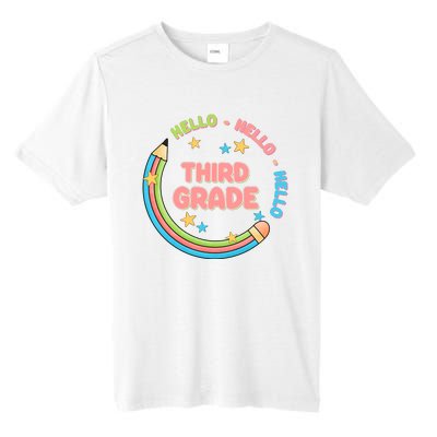 Hello Third Grade Tall Fusion ChromaSoft Performance T-Shirt