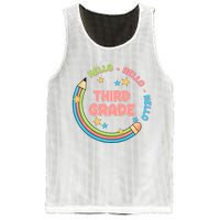 Hello Third Grade Mesh Reversible Basketball Jersey Tank