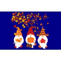 Halloween Three Gnomes Hat Leopard Pumpkin Fall Leaves Cool Gift Bumper Sticker