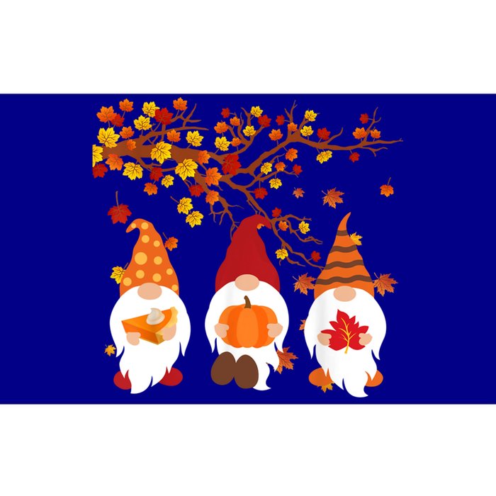 Halloween Three Gnomes Hat Leopard Pumpkin Fall Leaves Cool Gift Bumper Sticker