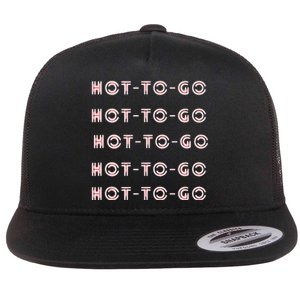 Hot To Go Hot To Go Bi Pride Lesbian Pride Queer Flat Bill Trucker Hat