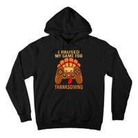 Happy Thanksgiving gaming fall Turkey gamer Tall Hoodie