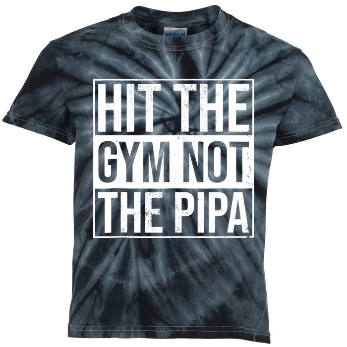 Hit The Gym Not The Pipa Kids Tie-Dye T-Shirt