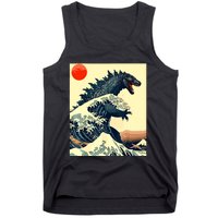 Hokusai The Great Kaiju Off Kanagawa Vintage Japanese Art Tank Top