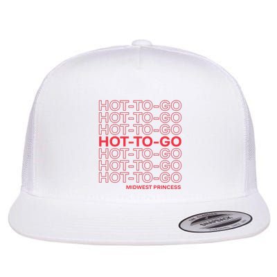 Hot To Go Wlw Midwest Princess Queer Flat Bill Trucker Hat