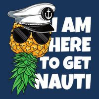 Here To Get Nauti Cruise Boat Upside Down Pineapple Swinger Mesh Reversible Basketball Jersey Tank