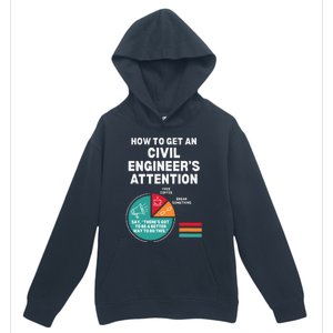 How To Get Engineers Attention Funny Civil Engineering Urban Pullover Hoodie