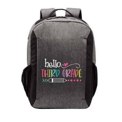 Hello Third Grade Fun 3rd Grade To School Gifts Vector Backpack