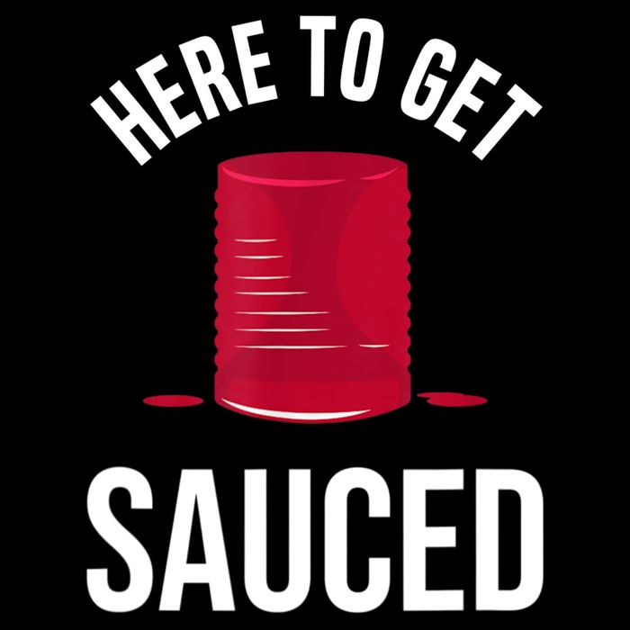 Here To Get Sauced Funny Mug