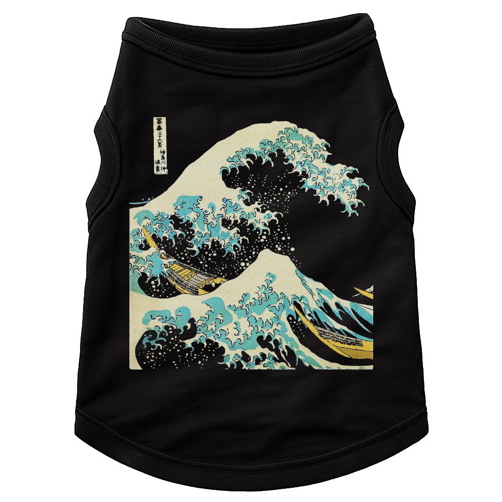 Hokusai The Great Wave Doggie Tank