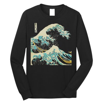 Hokusai The Great Wave Long Sleeve Shirt