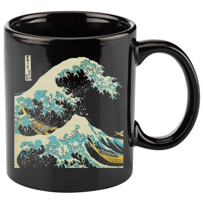 Hokusai The Great Wave 11oz C Handle Ceramic Mug