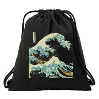 Hokusai The Great Wave Drawstring Bag