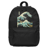 Hokusai The Great Wave 16 in Basic Backpack