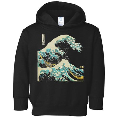Hokusai The Great Wave Toddler Hoodie