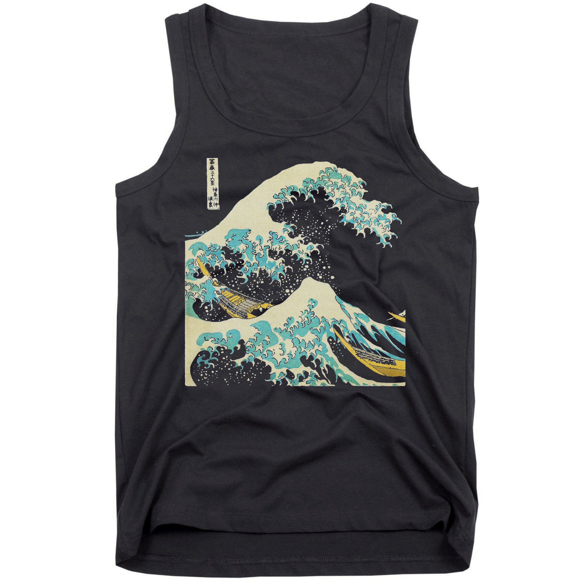 Hokusai The Great Wave Tank Top