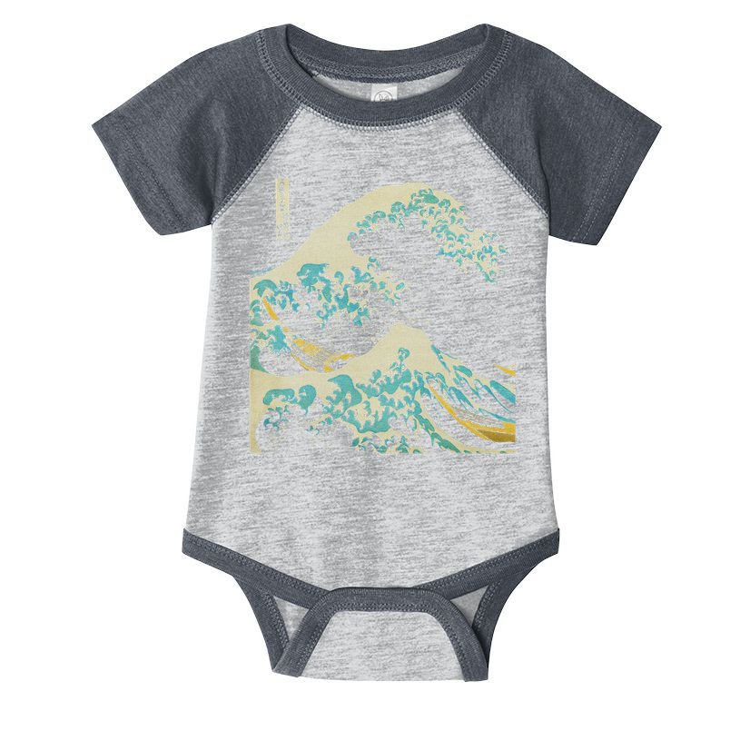 Hokusai The Great Wave Infant Baby Jersey Bodysuit