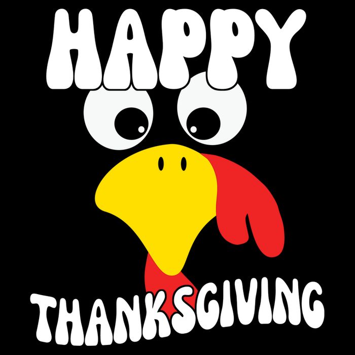 Happy Thanksigiving Gobble Turkey Face Backpack