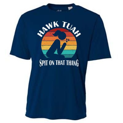 Hawk Tuah Girl Cooling Performance Crew T-Shirt