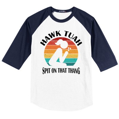 Hawk Tuah Girl Baseball Sleeve Shirt