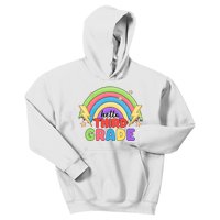 Hello Third Grade First Day Of School Rainbow Teachers Kids Hoodie