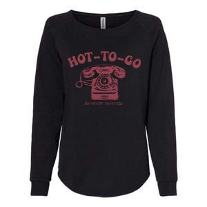 Hot To Go Wlw Midwest Princess Queer Womens California Wash Sweatshirt