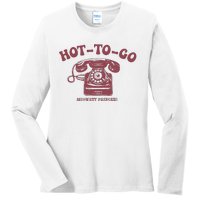 Hot To Go Wlw Midwest Princess Queer Ladies Long Sleeve Shirt