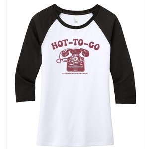 Hot To Go Wlw Midwest Princess Queer Women's Tri-Blend 3/4-Sleeve Raglan Shirt