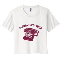 Hot To Go Wlw Midwest Princess Queer. Women's Crop Top Tee