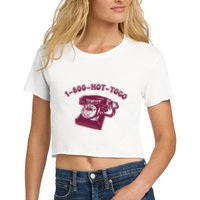 Hot To Go Wlw Midwest Princess Queer. Women's Crop Top Tee