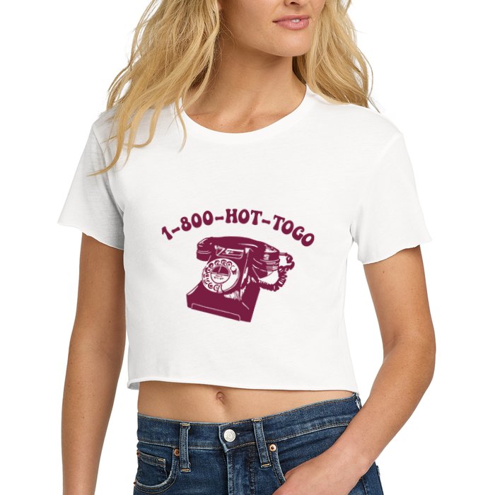 Hot To Go Wlw Midwest Princess Queer. Women's Crop Top Tee