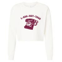 Hot To Go Wlw Midwest Princess Queer. Cropped Pullover Crew