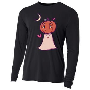 Haunted Threads: Ghoulish Glam Cooling Performance Long Sleeve Crew