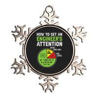 How To Get An Engineer's Attention Metallic Star Ornament