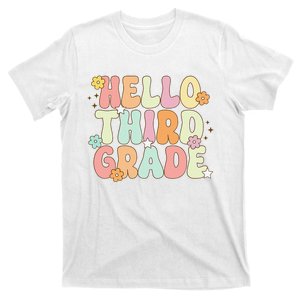 Hello Third Grade Team 3rd Grade Back To School Teacher T-Shirt