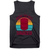 Here To Get Sauced Funny Retro Tank Top