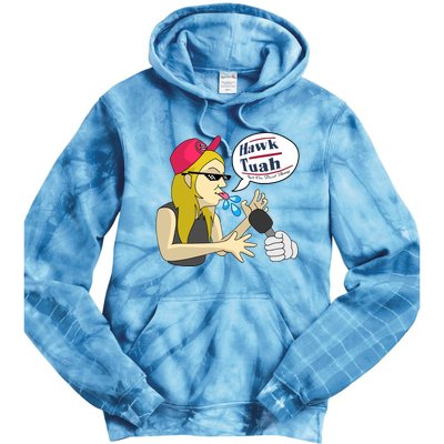 Hawk Tuah Girl Spit On That Thang Tie Dye Hoodie