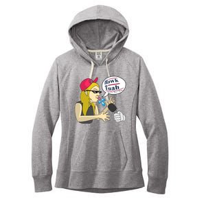 Hawk Tuah Girl Spit On That Thang Women's Fleece Hoodie