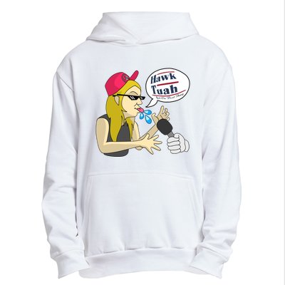 Hawk Tuah Girl Spit On That Thang Urban Pullover Hoodie