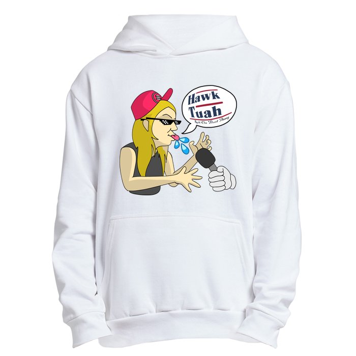 Hawk Tuah Girl Spit On That Thang Urban Pullover Hoodie