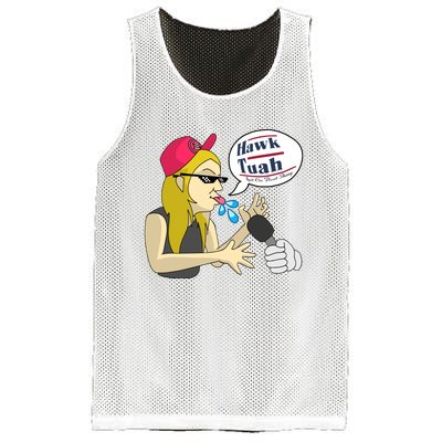 Hawk Tuah Girl Spit On That Thang Mesh Reversible Basketball Jersey Tank