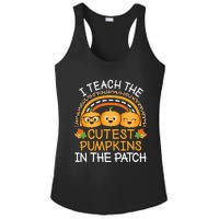 Halloween Teacher: Guide the Adorable Patch Pumpkins Ladies PosiCharge Competitor Racerback Tank