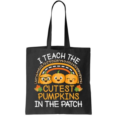 Halloween Teacher: Guide the Adorable Patch Pumpkins Tote Bag