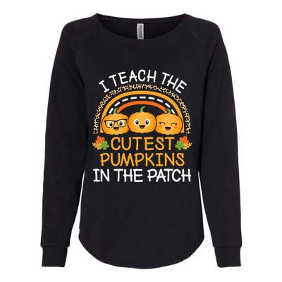 Halloween Teacher: Guide the Adorable Patch Pumpkins Womens California Wash Sweatshirt