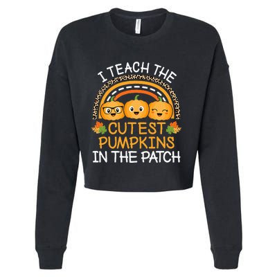 Halloween Teacher: Guide the Adorable Patch Pumpkins Cropped Pullover Crew