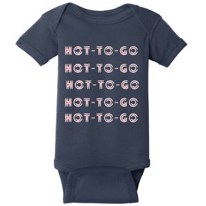 Hot To Go Hot To Go Bi Pride Lesbian Pride Queer Baby Bodysuit