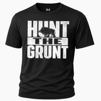 Hunt The Grunt - Boar Hunting Wild Hog Hunter Cooling Performance Crew T-Shirt